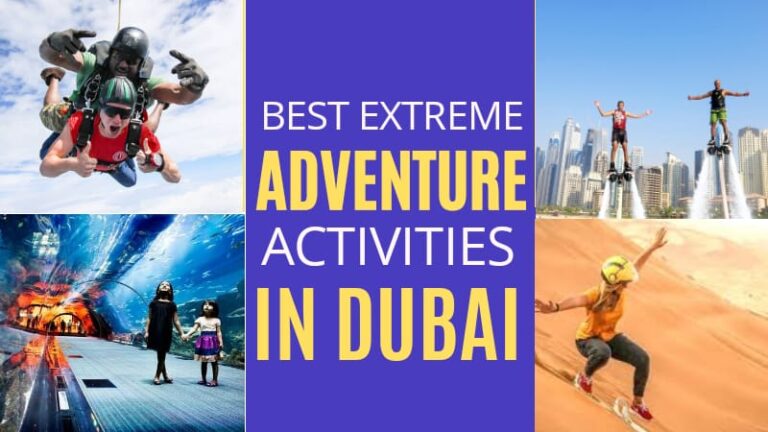 Best Extreme Adventure Activities in Dubai
