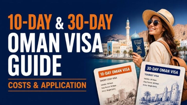 10-Day & 30-Day Oman Visa Guide – Costs & Application
