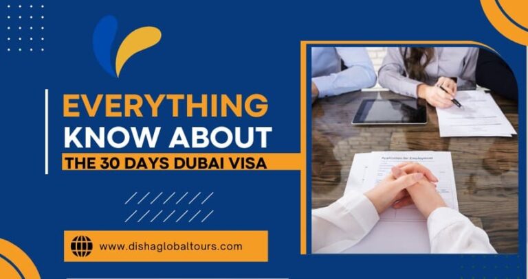 30 Days Visa for Dubai