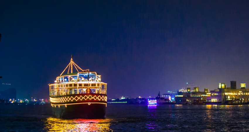 New Year Party Dhow Cruise Dubai Marina 2024 | Disha Global