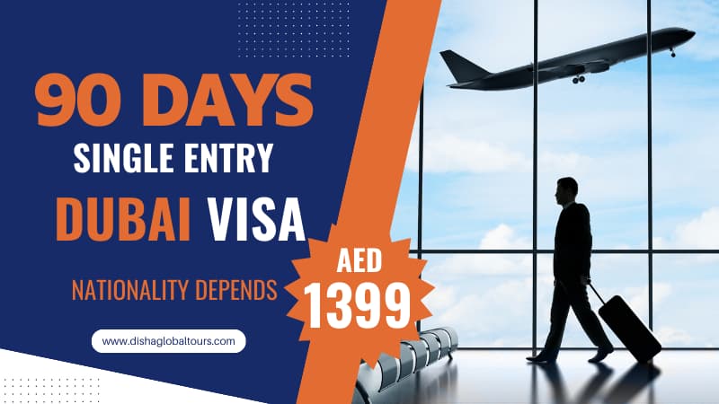 90 Days Dubai, UAE Visa