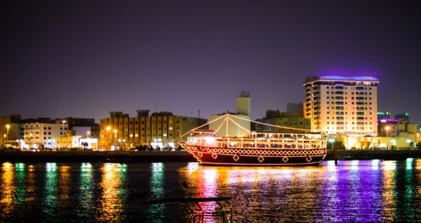 Dinner at Dubai Dhow Cruise