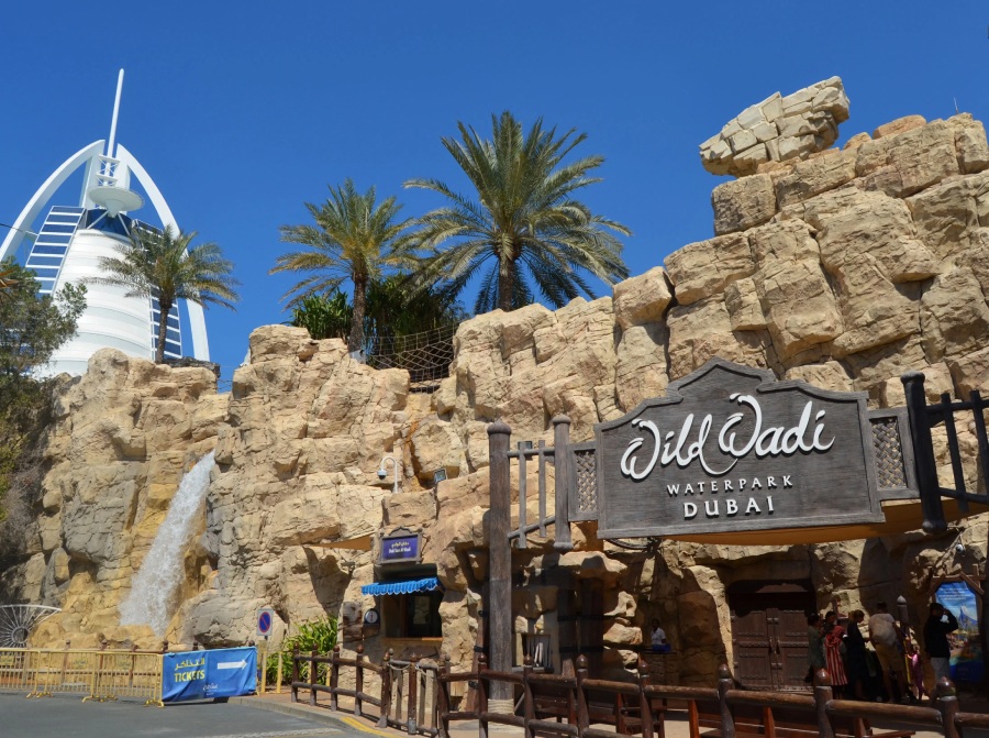 Wild Wadi Water Park in Dubai, UAE