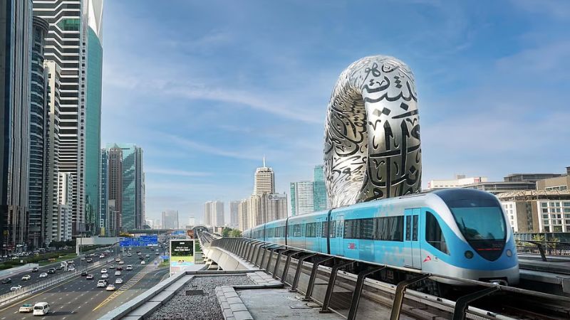 The Dubai Metro