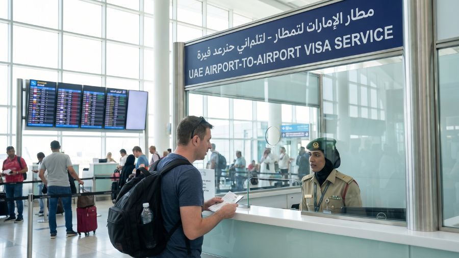 Airport-to-Airport Visa Change Option