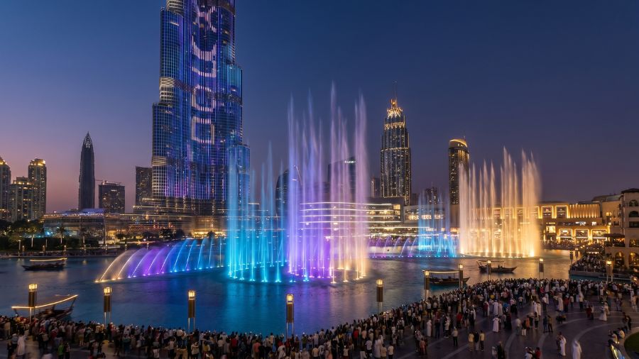 Dubai Fountain Show Timings