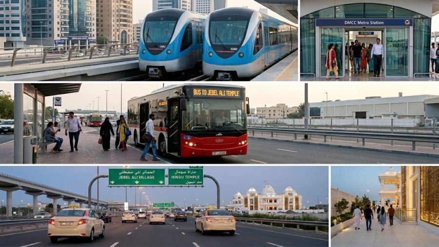 How to Reach the Jebel Ali Hindu Temple