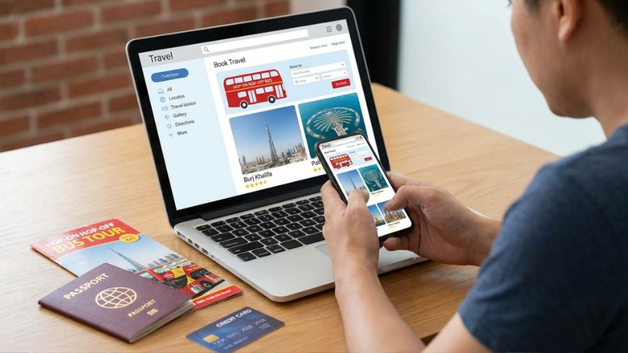 What are Dubai Hop-On Hop-Off Bus Tickets?