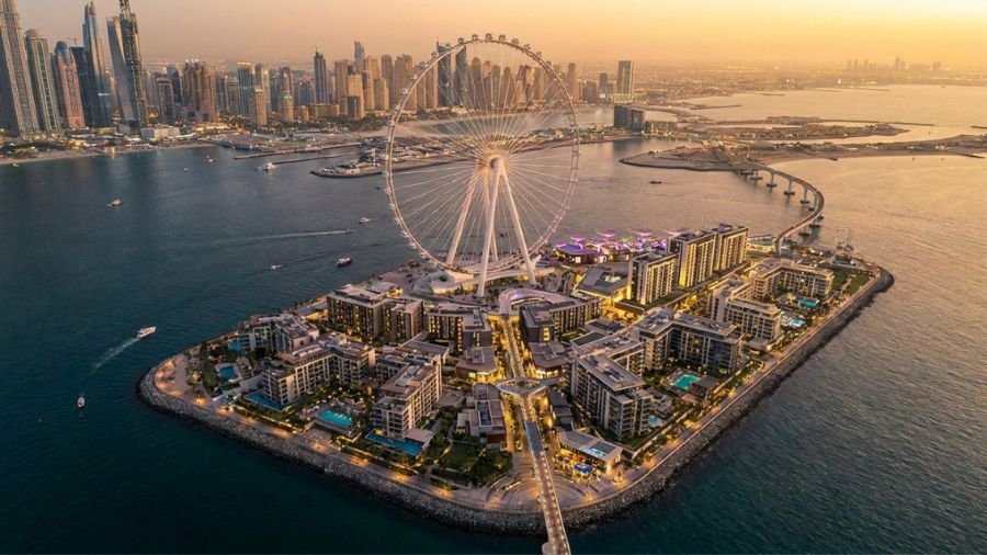 Bluewaters Island and Ain Dubai