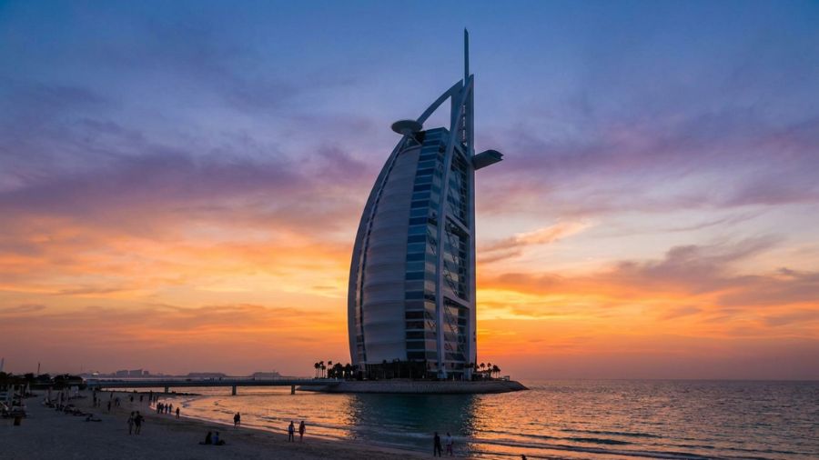Burj AI Arab - famous luxury hotel in Dubai