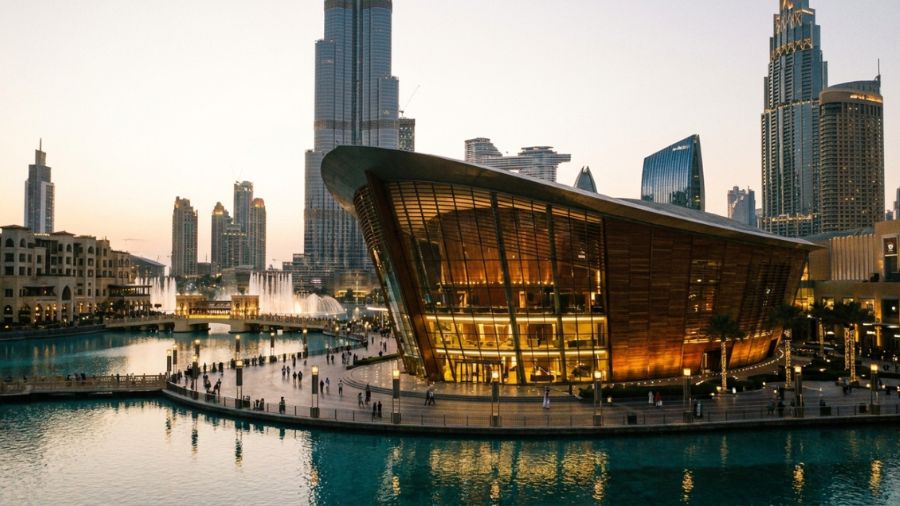 Dubai Opera - modern building in Downtown Dubai