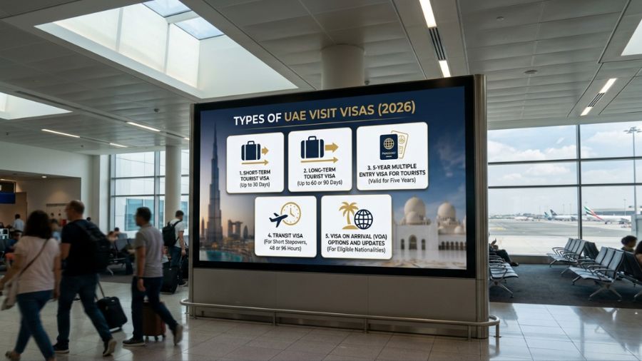 Types Of UAE Visit Visas (2026)