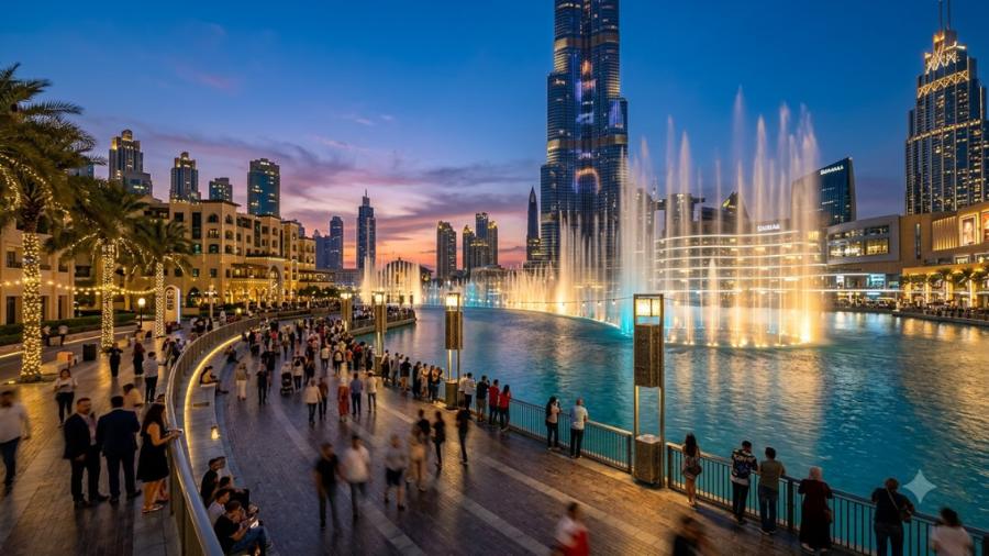 Downtown Dubai - Visit During Magical Evening Hours