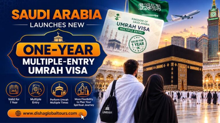 Saudi Arabia Launches New One-Year Multiple-Entry Umrah Visa