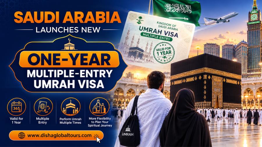 Saudi Arabia Launches New One-Year Multiple-Entry Umrah Visa