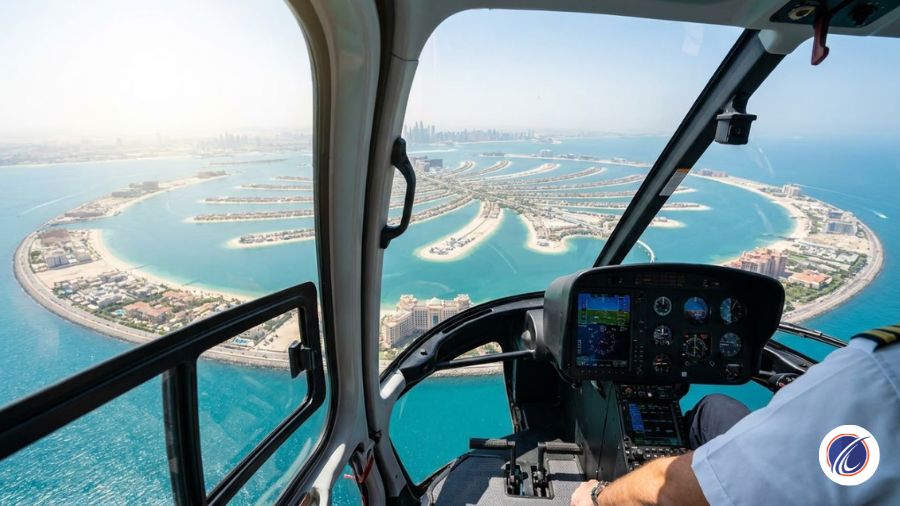 Helicopter Ride at Palm Jumeirah