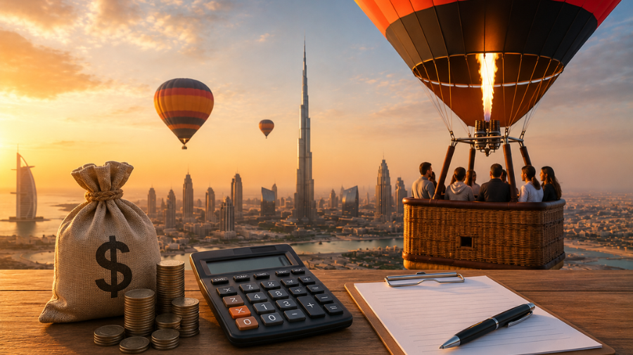 Hot air balloon Dubai price