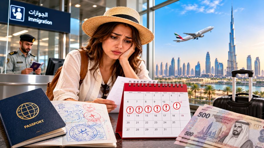 Dubai Tourist Visa Overstay Fines in 2026