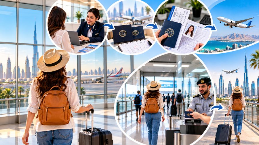 Process of Getting an A2A Visa Change Dubai